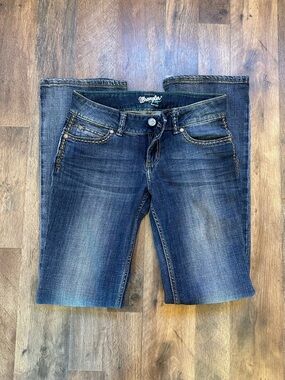 Wrangler Women's Dark Blue Boot-Cut Jeans